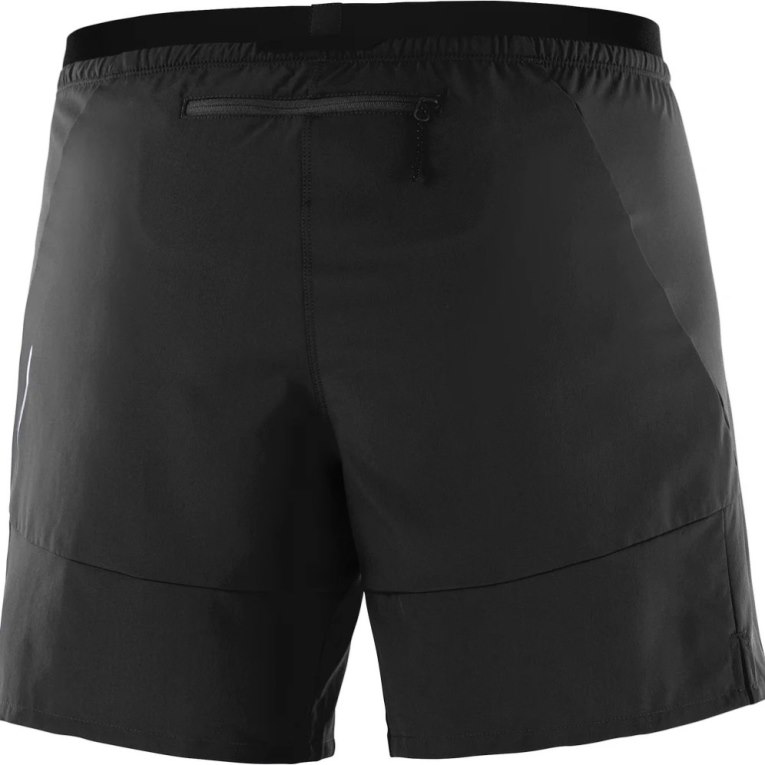 Black Salomon Cross 7'' No Liner Men's Shorts | PH 24936V